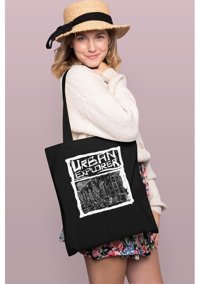 Brz Collection Urban Explorer Tote Bag Gabardin Kadın Omuz Çantası Siyah