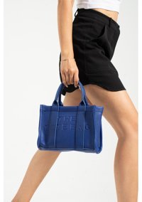Valu Accessorize Tote Fermuarlı Kadın Omuz Çantası Mavi
