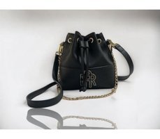 Remuse Bags Büzgülü ModKadın Omuz Çantası Siyah
