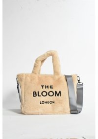 The Bloom London Latte Pamuklu Kadın Omuz Çantası Kahverengi