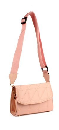 Luwwe Bag'S Kapitoneli 10582 Kadın Omuz Çantası Pudra