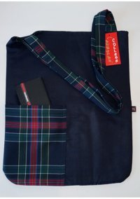 Akay Çift Taraflı Scotch Ekose Kadın Omuz Çantası Çok Renkli