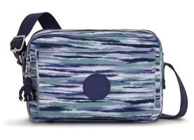 Kipling Abanu M Brush Strıpes Kadın Omuz Çantası Mavi