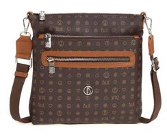 Bilik Deri Monogram Mtş 269 Kadın Omuz Çantası Kahverengi - Taba