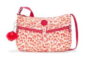 Kipling Izellah Latın Cheetah Kadın Omuz Çantası Pembe