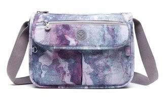 Smart Bags Krinkıl Çiçekli Smb3164 Kadın Omuz Çantası Çok Renkli