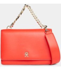 Tommy Hilfiger Aw0Aw15725 Xnd Kadın Omuz Çantası Kırmızı