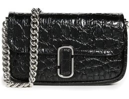 Marc Jacobs Mini Yumuşak Kadın Omuz Çantası Siyah