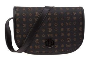 Bilik Deri Monogram Rh 06Mn Kadın Omuz Çantası Siyah - Taba