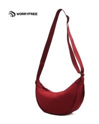 Worryfreeshopping Wr0415101 Şık Basit Naylon Kadın Omuz Çantası Kırmızı