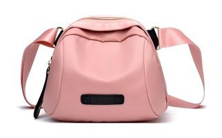 Bba Oxford Kumaş Kabuk 8802 Kadın Omuz Çantası Pembe