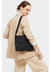 Kipling Alvar 1533023062 Kadın Omuz Çantası Koyu Gri - Siyah