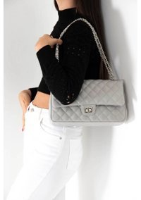 Silver & Polo A. A. Sp1059 A. A. Kadın Omuz Çantası Gri