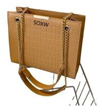 Kk SoxwModa Rahat Zincir Büyük Haki Kadın Omuz Çantası Haki