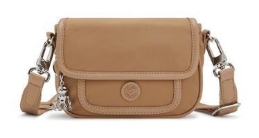 Kipling Inaki S Soft Almond Kadın Omuz Çantası Kahverengi