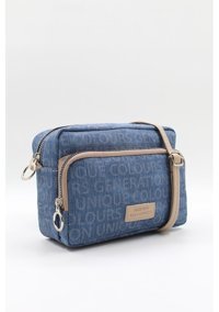 Nothing Denim 2 Gözlü Ayarlanabilir Kadın Omuz Çantası Mavi
