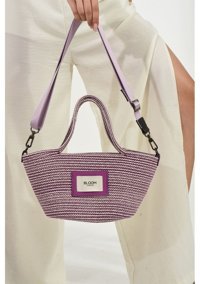 The Bloom London Mini Kadın Omuz Çantası Mor