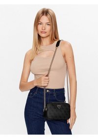 Guess Bg787914Coallogo Kadın Omuz Çantası Siyah