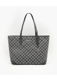 French Connection 22920 Fc Chantal Monogram Tote Kadın Omuz Çantası Siyah