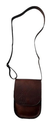 Lnleather Deri Elişçiliği Butiküretim Datça Kadın Omuz Çantası Kahverengi
