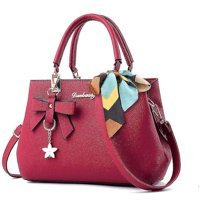 Alibee İş Bag Ladies Tasarımcısı Sahte Deri Omuz Tote Kadın Omuz Çantası Kırmızı