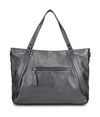 Tamer Tanca Vegan Metalik 921 26718 Bn Y24 Pewter Kadın Omuz Çantası Metalik