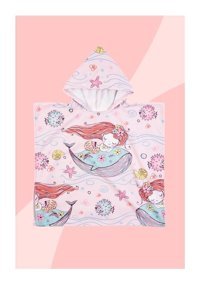Ender Home Mermaidson Pamuk Plaj Havlusu Pembe