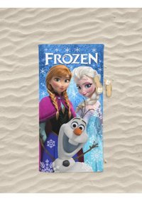 Erays Home Frozen Pamuk Plaj Havlusu Mavi