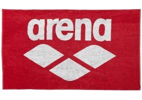 Arena 1993410 Kadife - Pamuk Plaj Havlusu Kırmızı