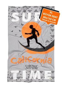 Hamur Surf Pamuk Plaj Havlusu Çok Renkli