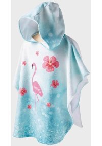 Slipstop Pamuk - Polyester Plaj Havlusu Fuşya - Mavi