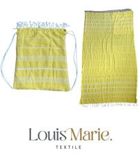 Louis Marie Pamuk Plaj Havlusu Sarı