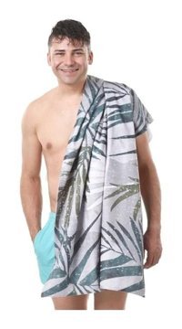 Airycot 358841985 Pamuk - Polyester Plaj Havlusu Lacivert