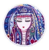 Biggdesign Pamuk Plaj Havlusu Mavi