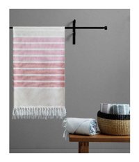 Decohome Pamuk Plaj Havlusu Gri