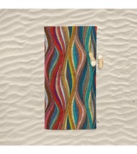 Maisonette Tile Pamuk Plaj Havlusu Çok Renkli