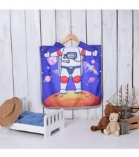 Ender Home Astronot Pamuk Plaj Havlusu Mavi