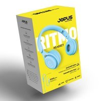 Jopus Js80 Ritmo Kulak Üstü Kablosuz Bluetooth Kulaklık Mavi