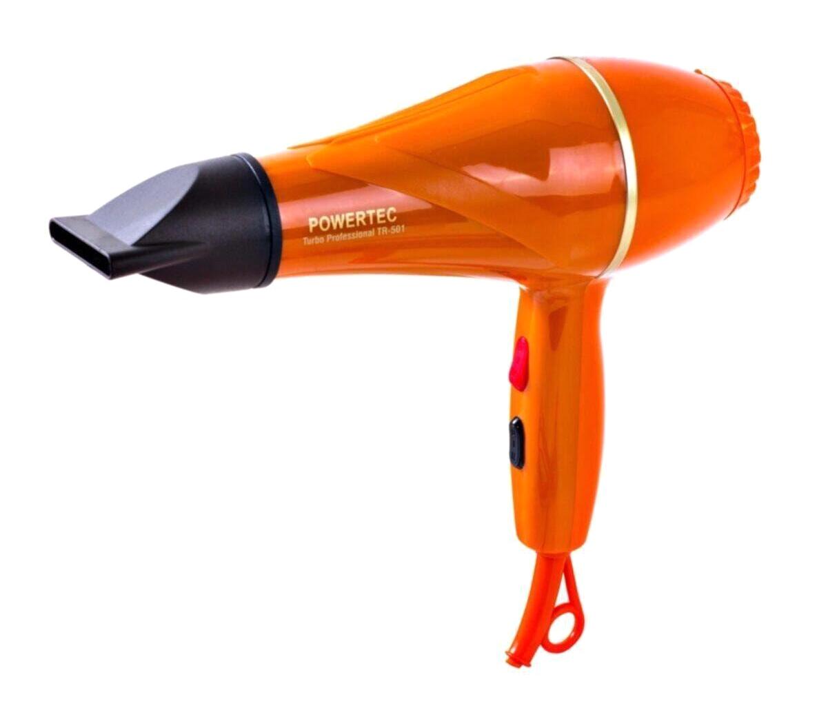 Powertec Tr-501 2500 W Standart Saç Kurutma Makinesi Turuncu