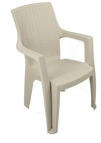 Galleon Design Kollu Rattan 4 Adet Bahçe Sandalyesi