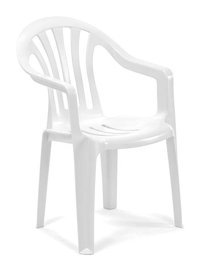 Rnl04 2500 Kollu Plastik 1 Adet Bahçe Sandalyesi