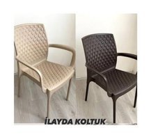 Setay Kollu Plastik 2 Adet Bahçe Sandalyesi