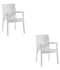 Holiday Kollu Rattan 2 Adet Bahçe Sandalyesi
