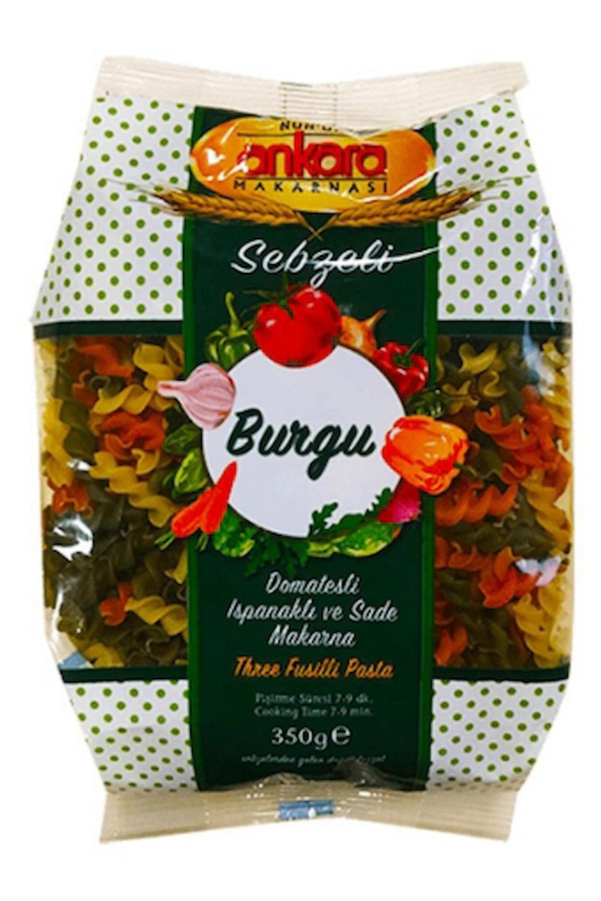 Nuh'un Ankara Sebzeli Burgu Makarna 2x350 gr