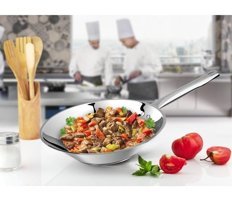 Lines Chef Çelik 28 cm Wok Tava