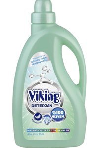 Viking Hassas Ciltler İçin 45 Yıkama Renkliler İçin Sıvı Deterjan 2.7 lt