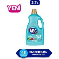 Abc İlk Günkü Gibi Koruma 45 Yıkama Renkliler İçin Sıvı Deterjan 2.7 lt