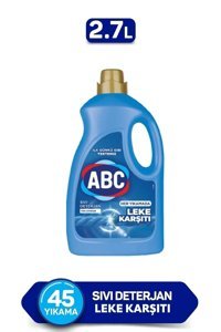 Abc Leke Karşıtı 45 Yıkama Beyazlar ve Renkliler İçin Sıvı Deterjan 2.7 lt