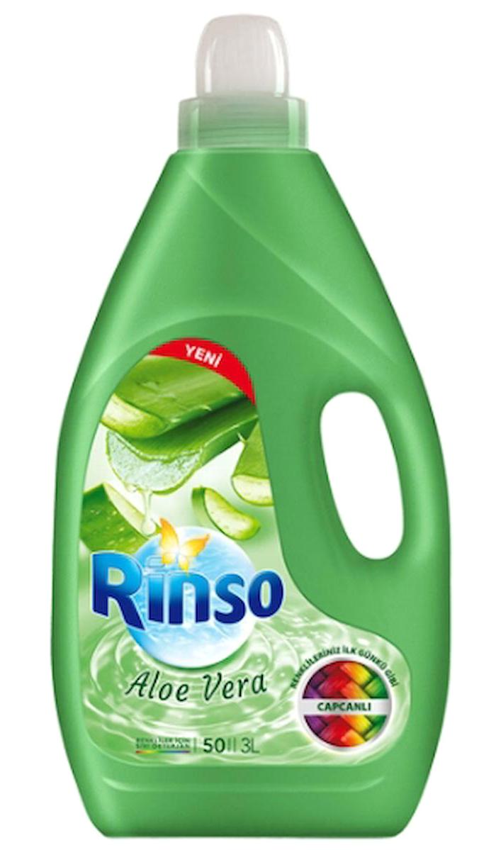 Rinso Aloe Vera 1200 Yıkama Renkliler İçin Sıvı Deterjan 24x3 lt