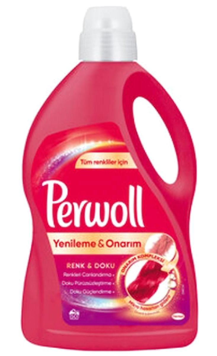 Perwoll Yenileme ve Onarım 300 Yıkama Tüm Renkler İçin Sıvı Deterjan 6x2.97 lt